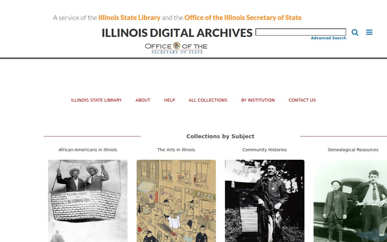 Illinois Digital Archives portal for Machesney Park historical searches